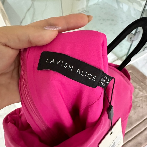 Hot pink fabulous wide leg sexy pantsuit. NWT!! - Picture 6 of 8